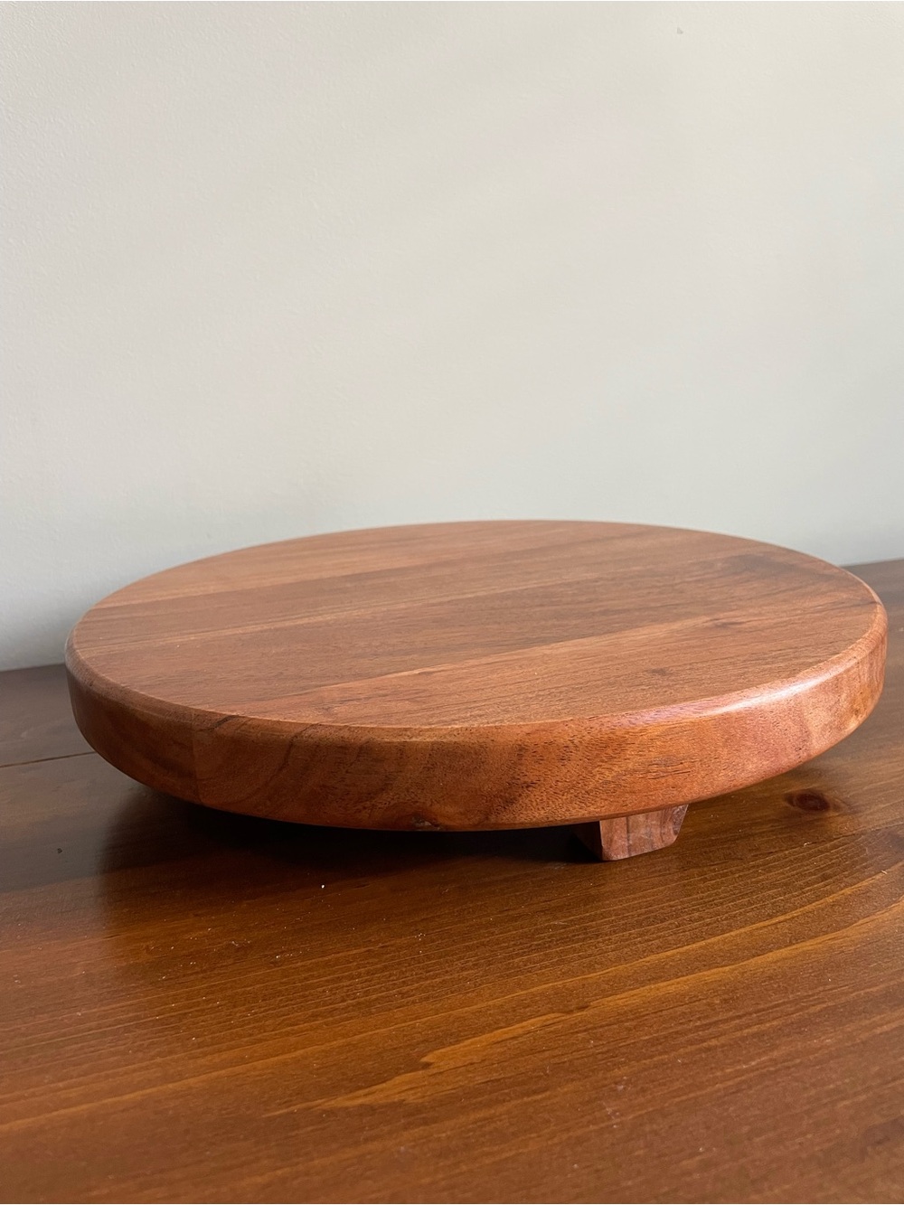 Hearth & Hand Round Wooden Pedestal - Brown